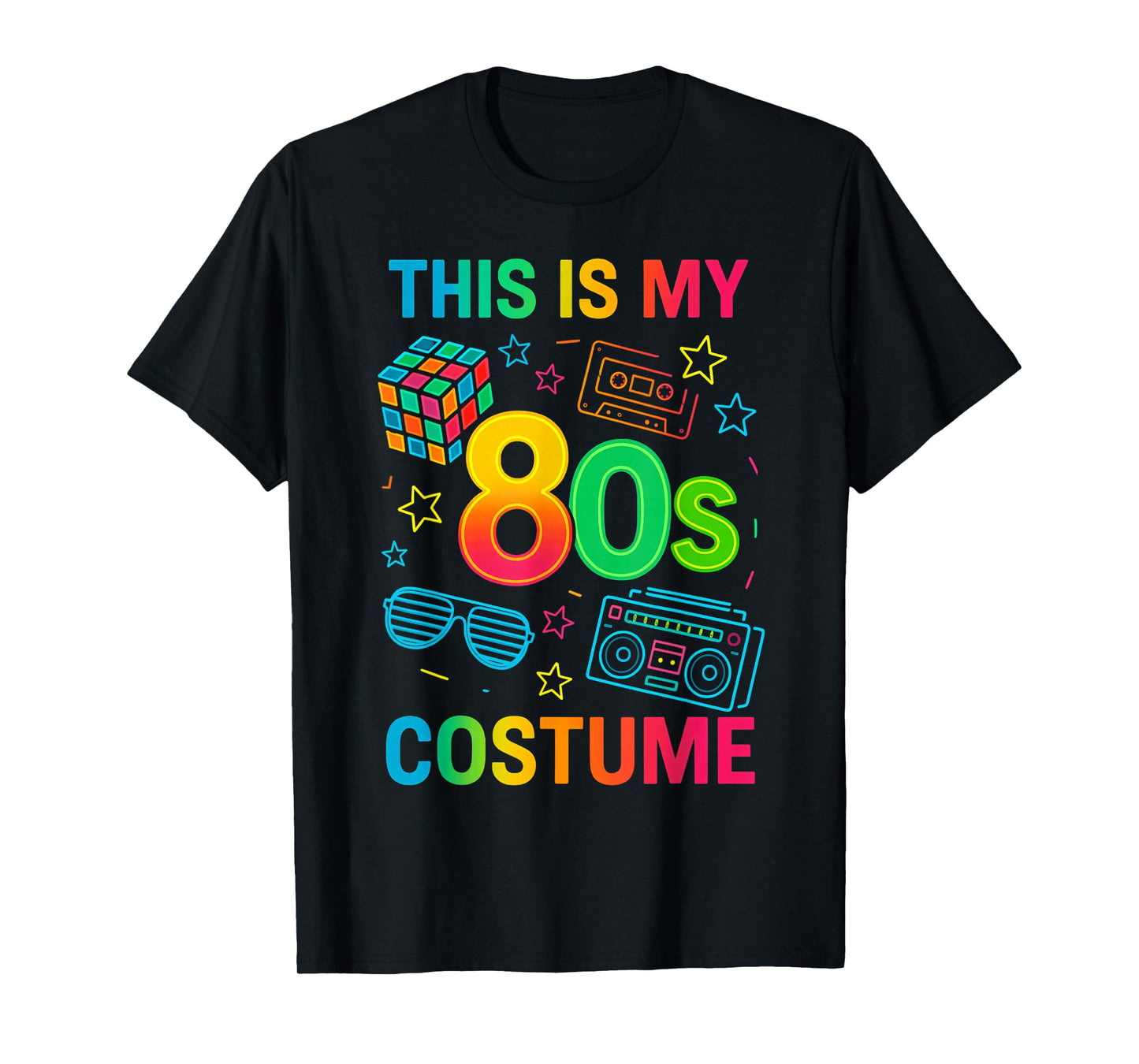 This is My 80s Costume Funny for 90s 70s Party T-Shirt