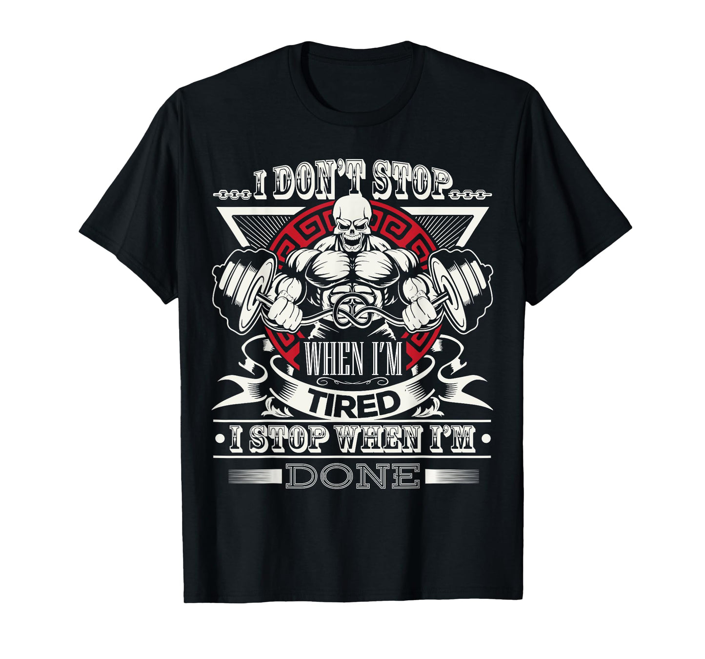 Fitness Motivational Gym Workout Bodybuilding Bodybuilder T-Shirt