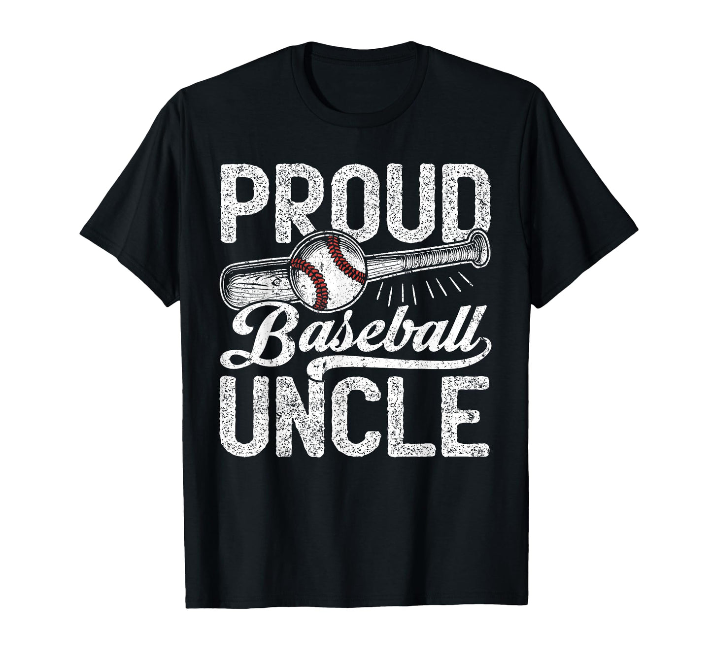 Uncle Baseball Men, Vintage Proud Baseball Uncle T-Shirt