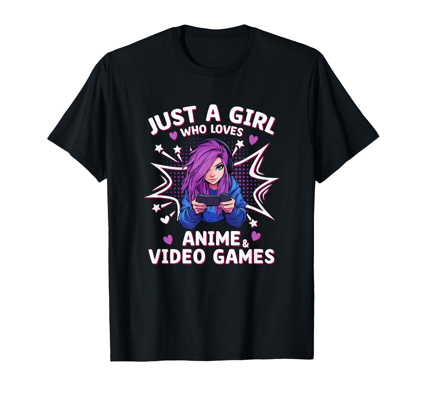 Anime, Gaming, and Japan - Just a Girl Who Loves T-Shirt