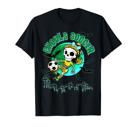 Soccer Ghoul Halloween for Girls & Teens October Spooky T-Shirt
