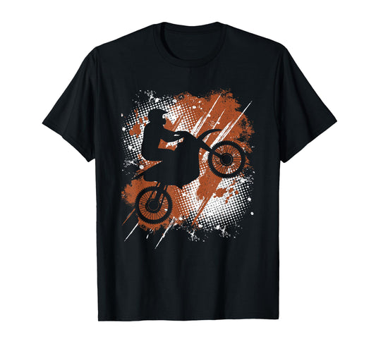 Vintage Motocross Dirt Bike Lover Men Women Kids T-Shirt