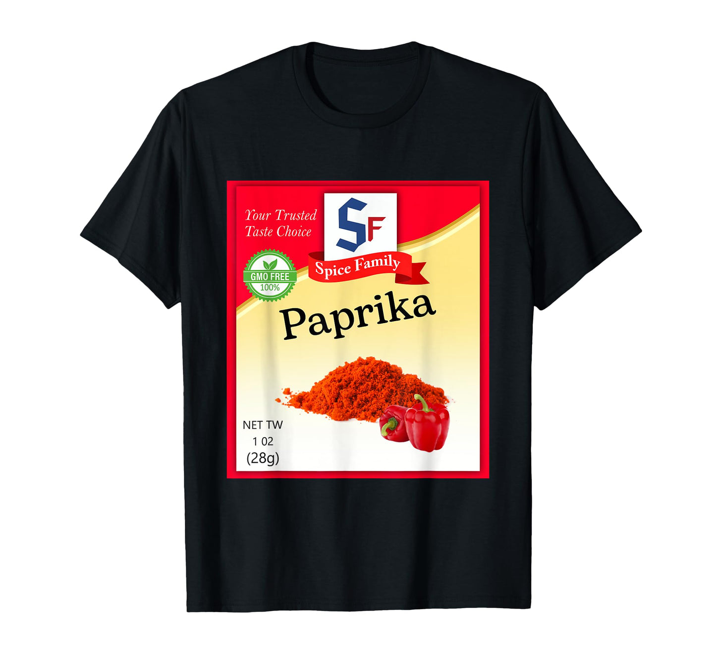 Paprika Condiment Costume Holiday Spice Group Costumes T-Shirt
