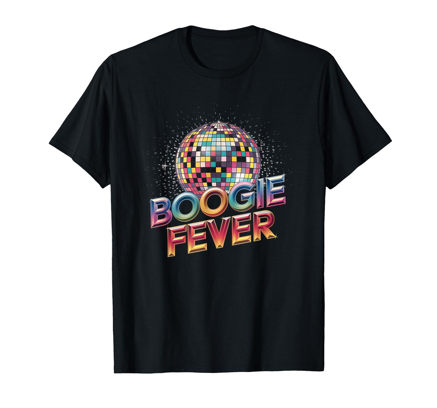 Disco Ball Vintage Retro boogie fever discoball cool party T-Shirt