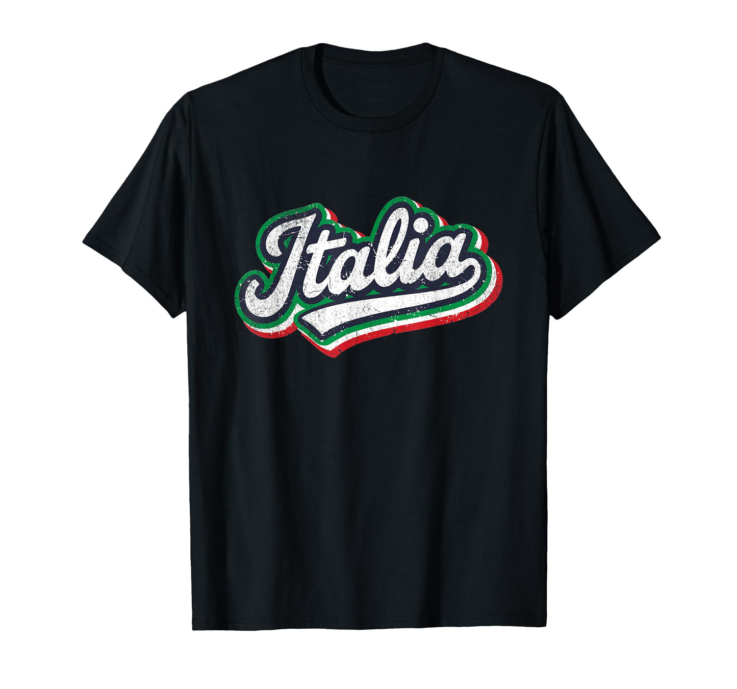 Italia Flag Italian Italy Italiano Souvenir Family Heritage T-Shirt