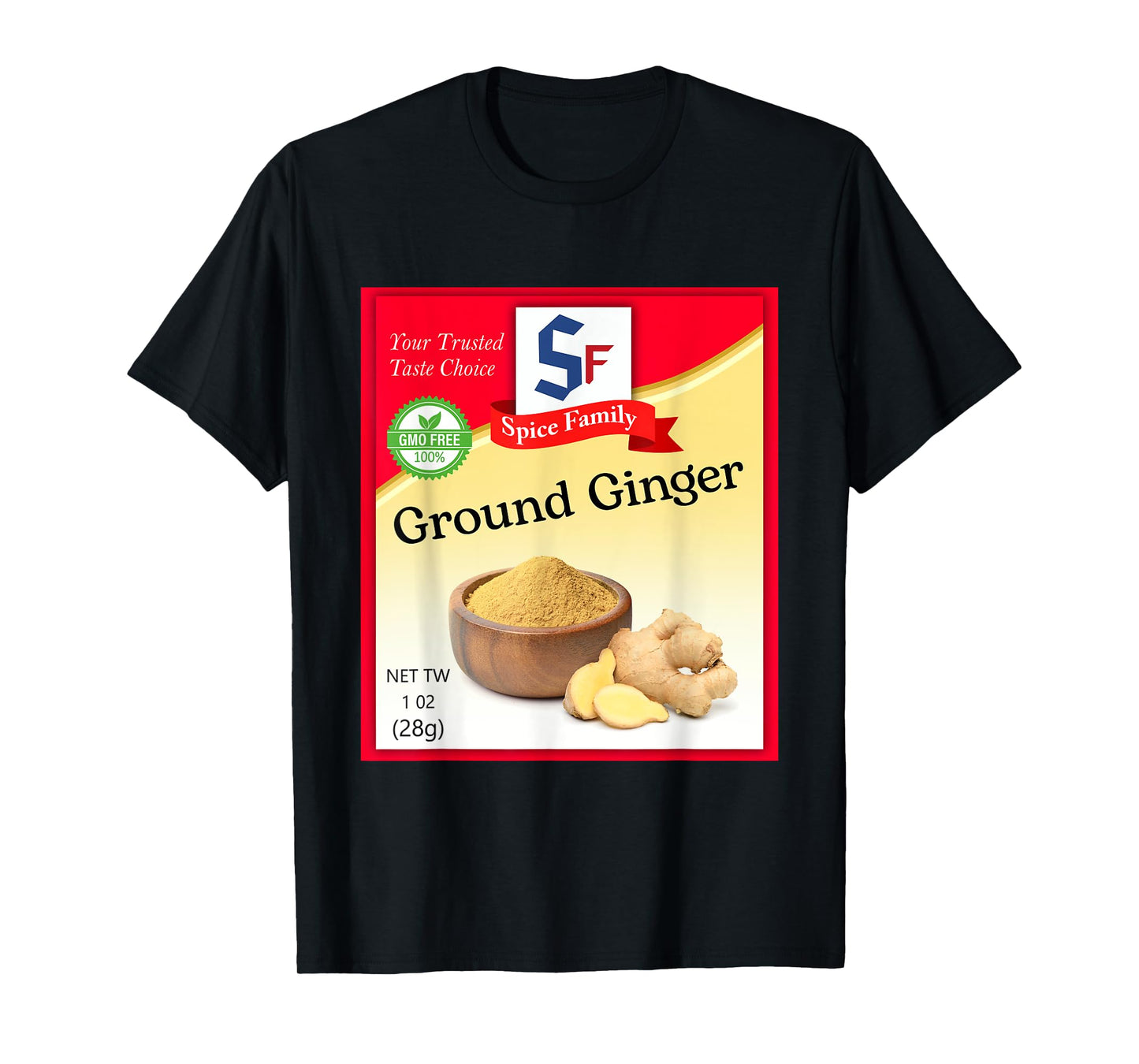 Ground Ginger Condiment Costume Holiday Spice Group Costumes T-Shirt