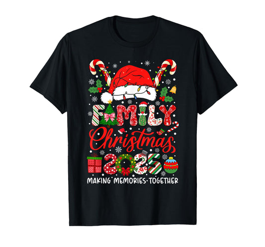 Family Christmas 2025 Matching Outfit Xmas Squad Santa T-Shirt