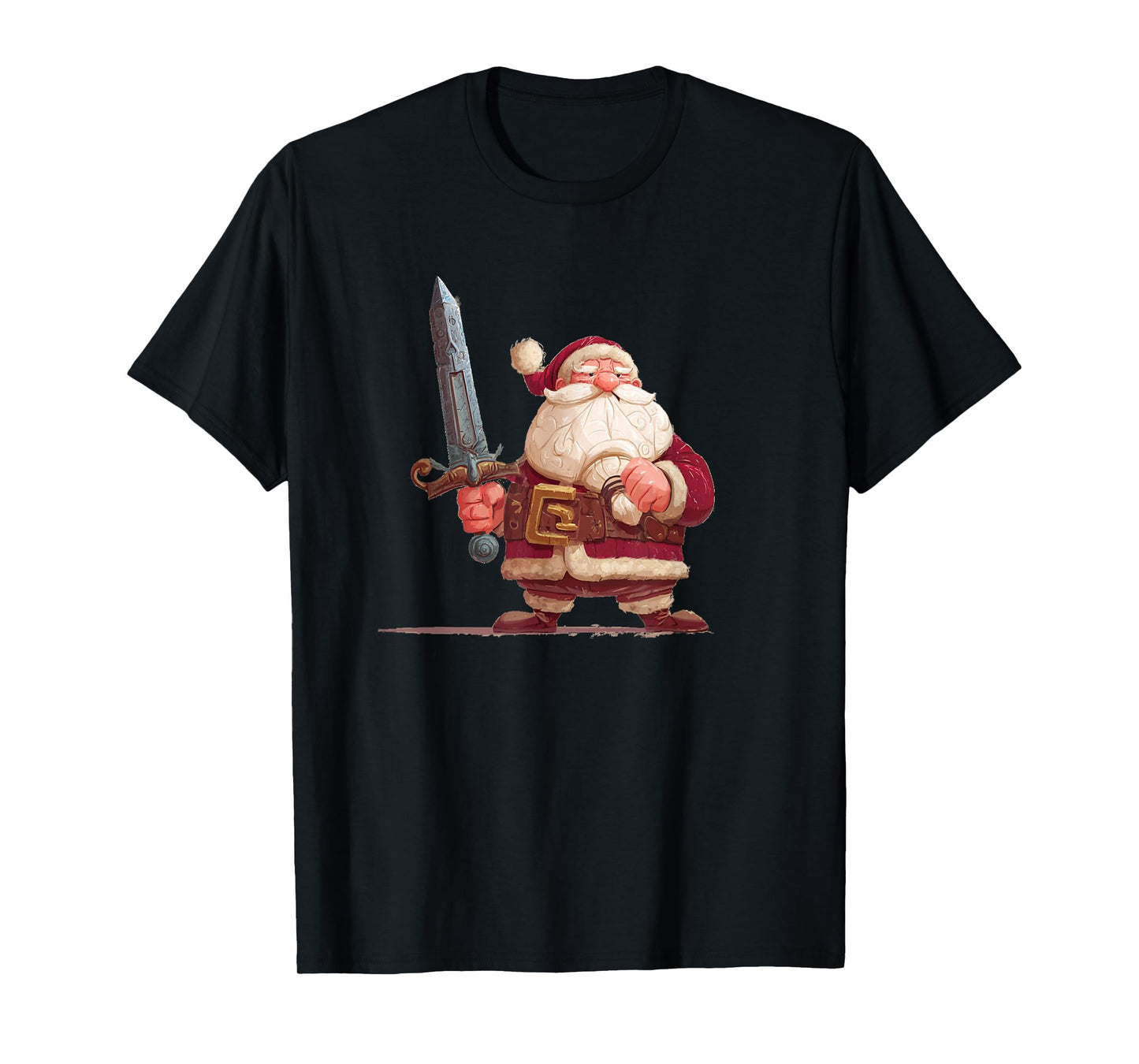 Amazing Santa Claus in Knight Style for Boys and Girls T-Shirt