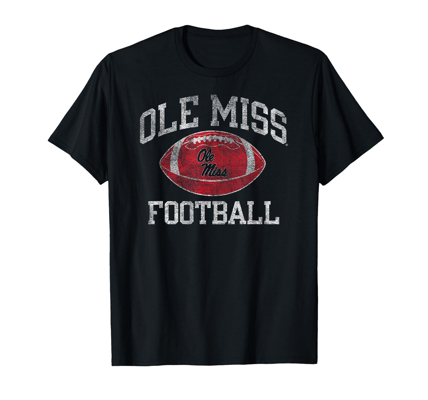 Mississippi Ole Miss Rebels Football Intensity Navy T-Shirt