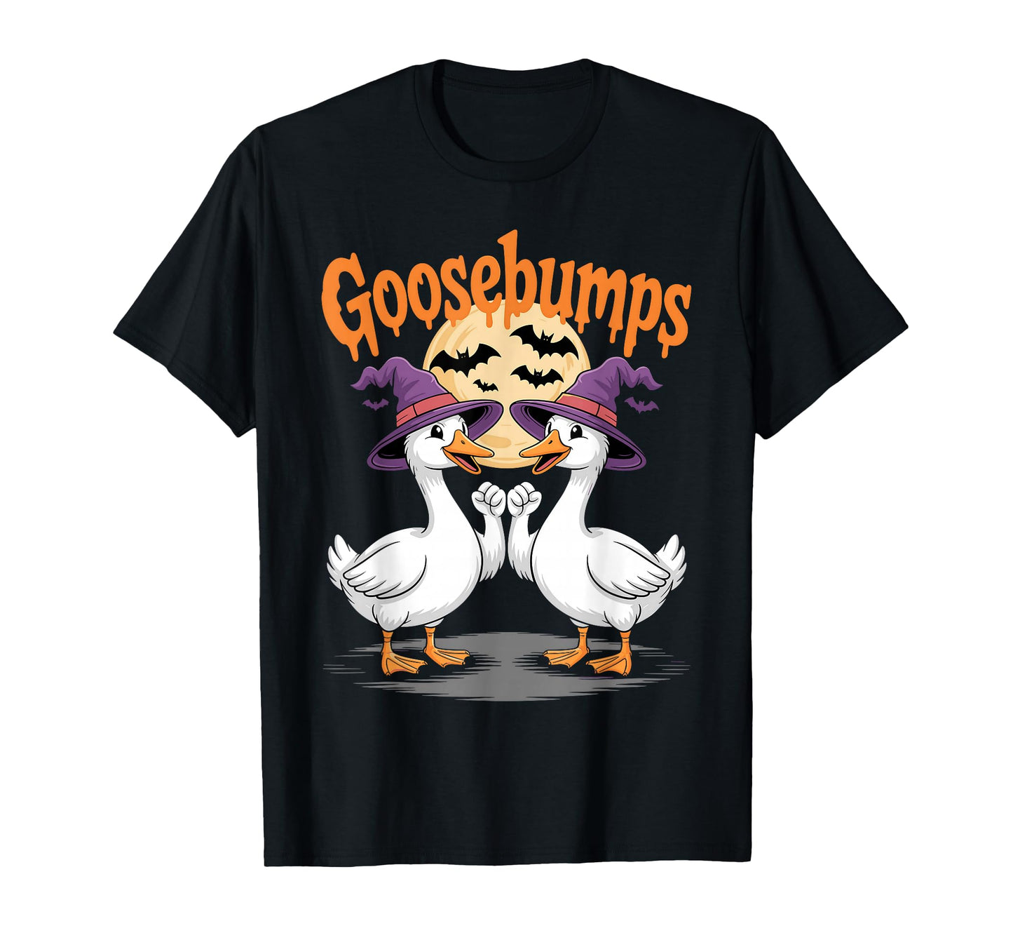 Goose Bumps Goosebumps Funny Halloween Geese Fist Bump Tees T-Shirt