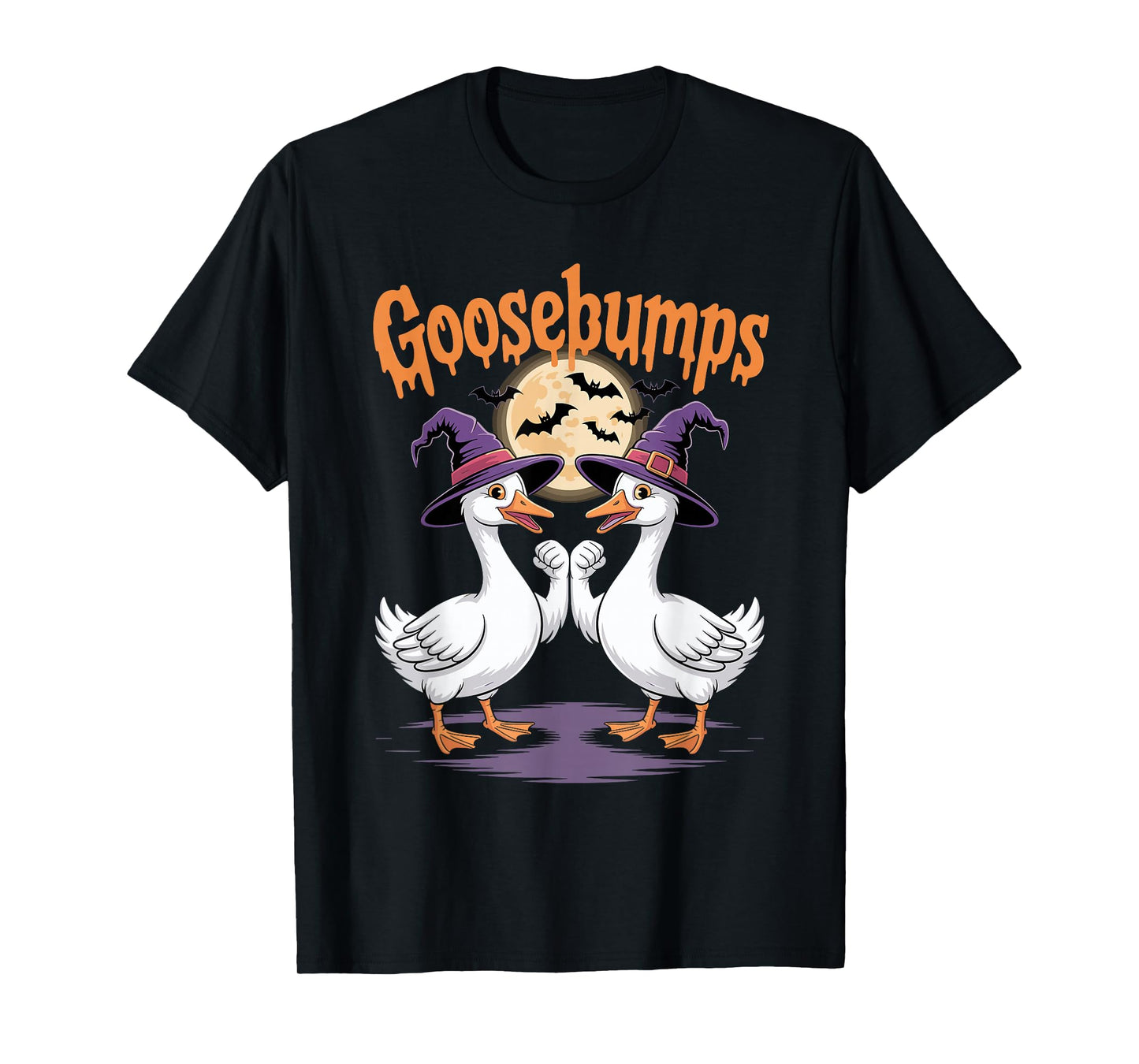 Goose Bumps Goosebumps Funny Geese Fist Bump Halloween Tees T-Shirt