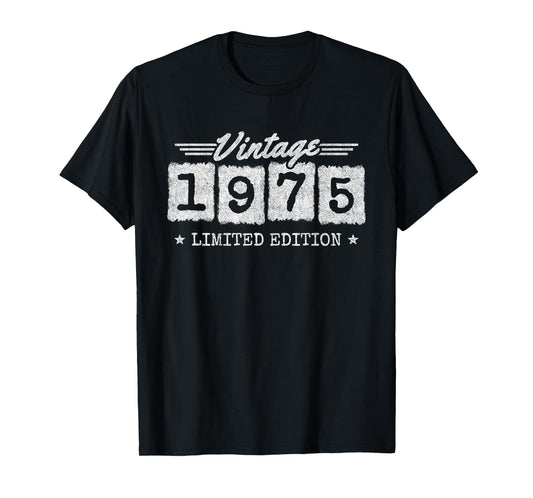 Vintage 1975 - 1975 Birthday Year - 1975 Limited Edition T-Shirt