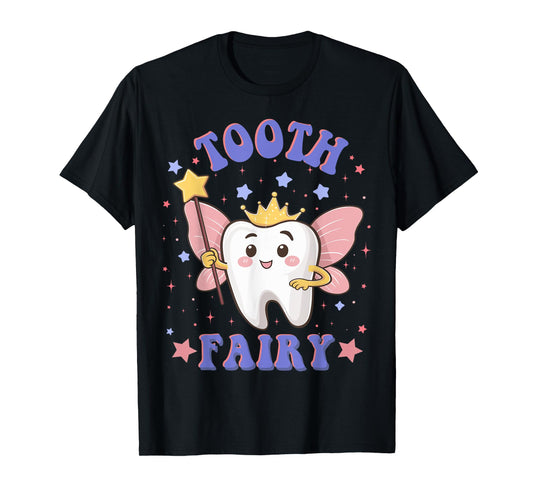 Funny Tooth Fairy Halloween Costume For Women Kids Girls T-Shirt