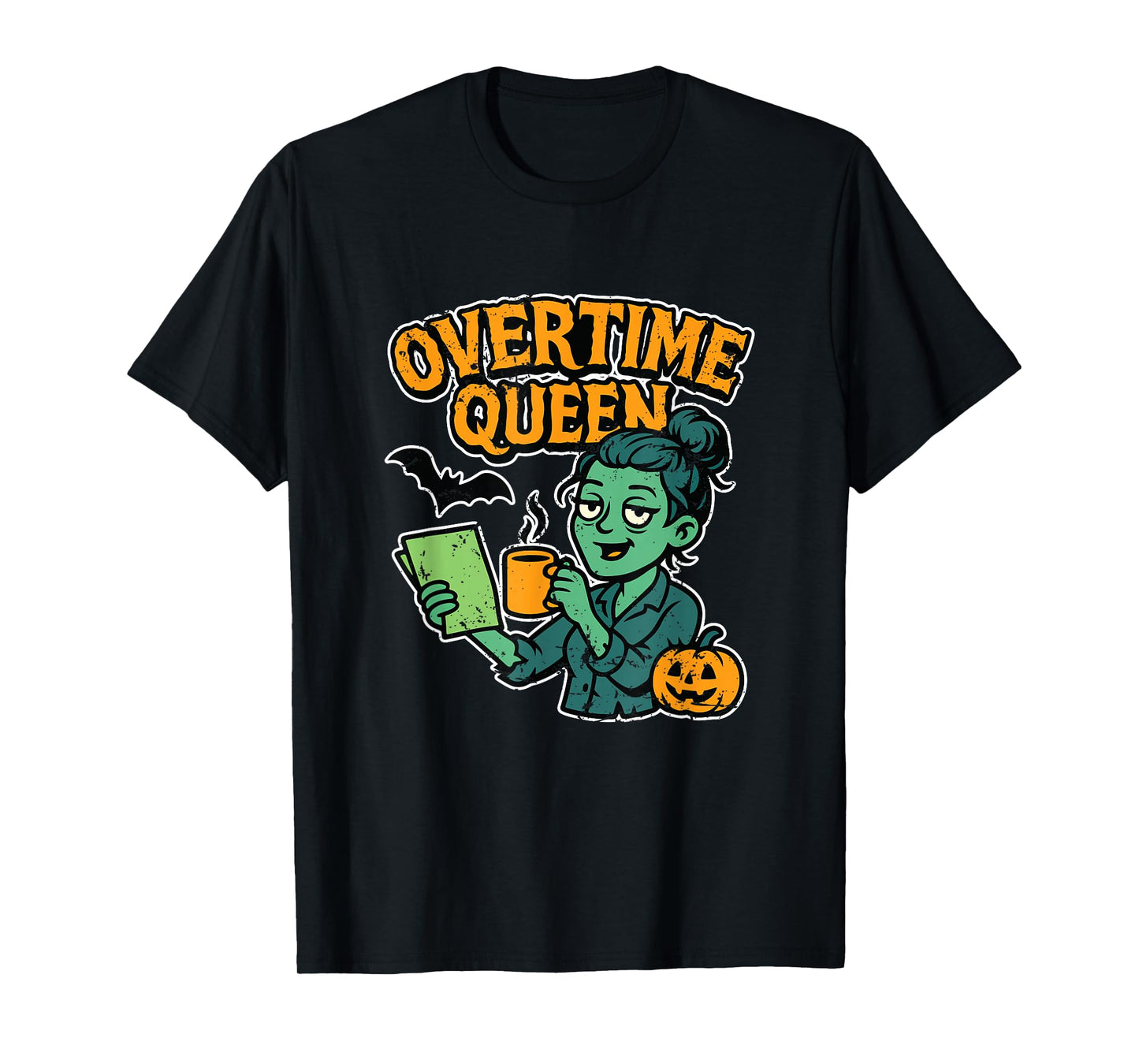 Overtime Queen Zombie T-Shirt