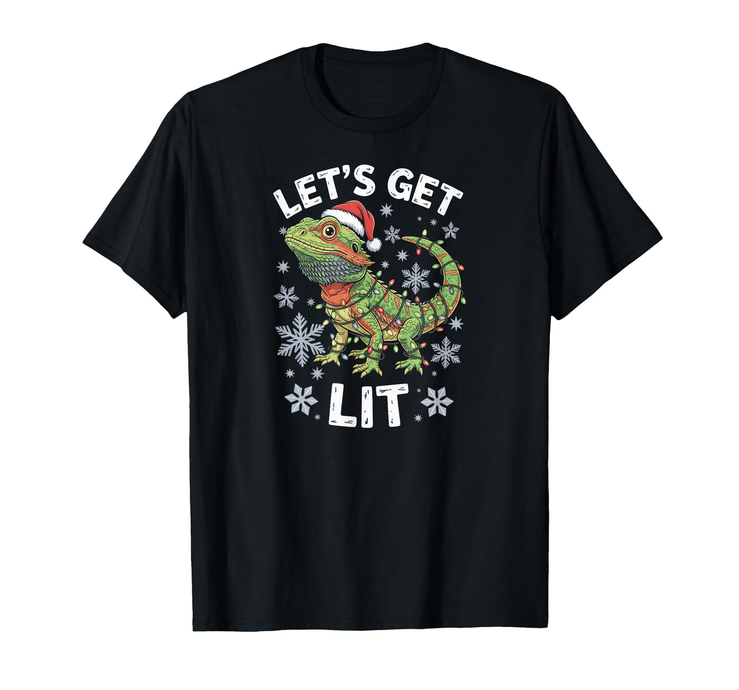 Santa Claus Christmas Ridig a Bicycle Gift Season T-Shirt