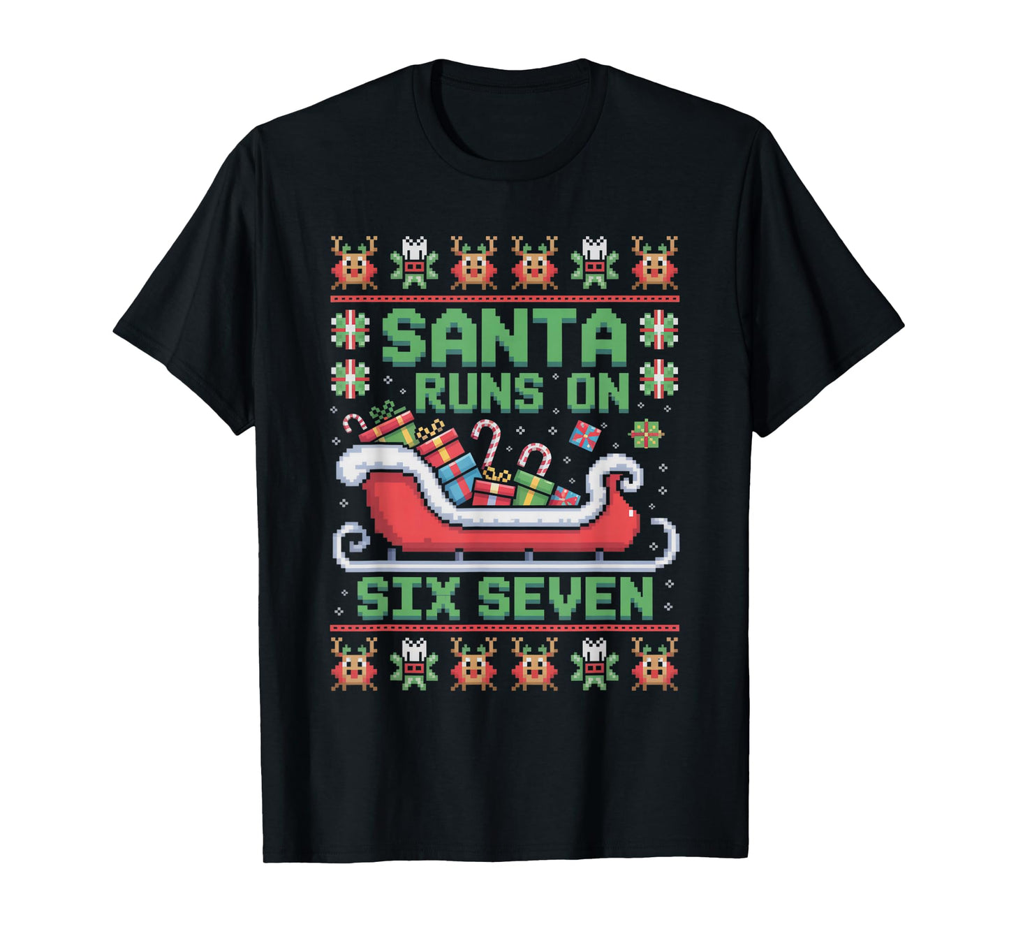 Funny Gen Alpha Gen Z Slang Funny Christmas Sweater T-Shirt