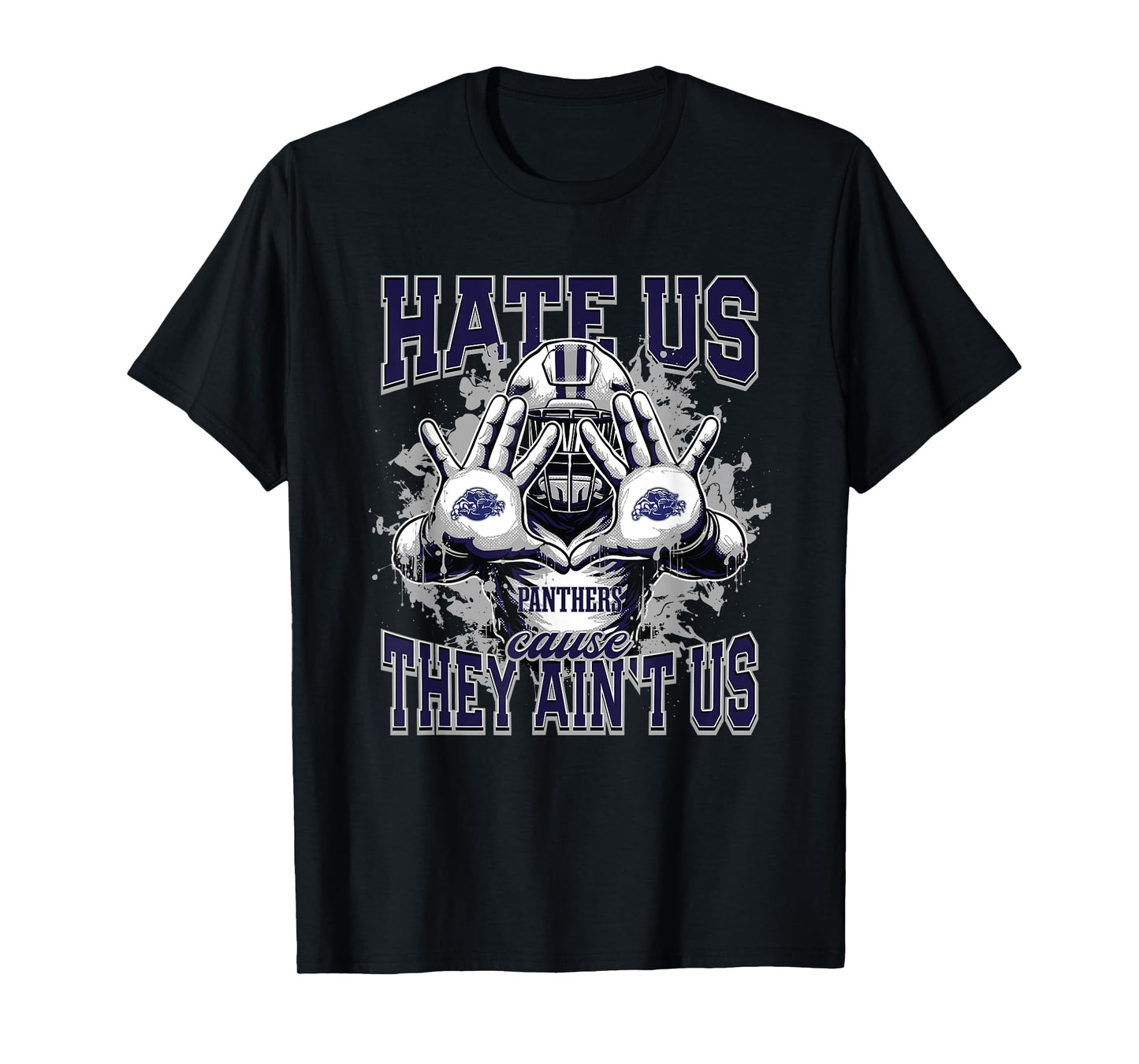 Pasquotank County Panthers Logo Hate Us Cause They Ain't HS T-Shirt