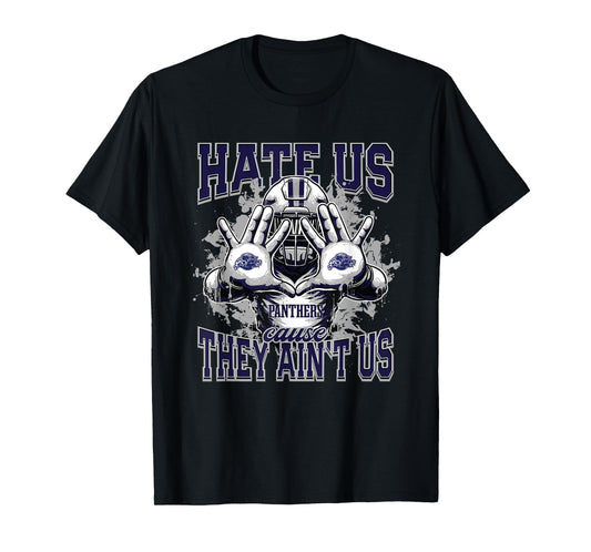 Pasquotank County Panthers Logo Hate Us Cause They Ain't HS T-Shirt
