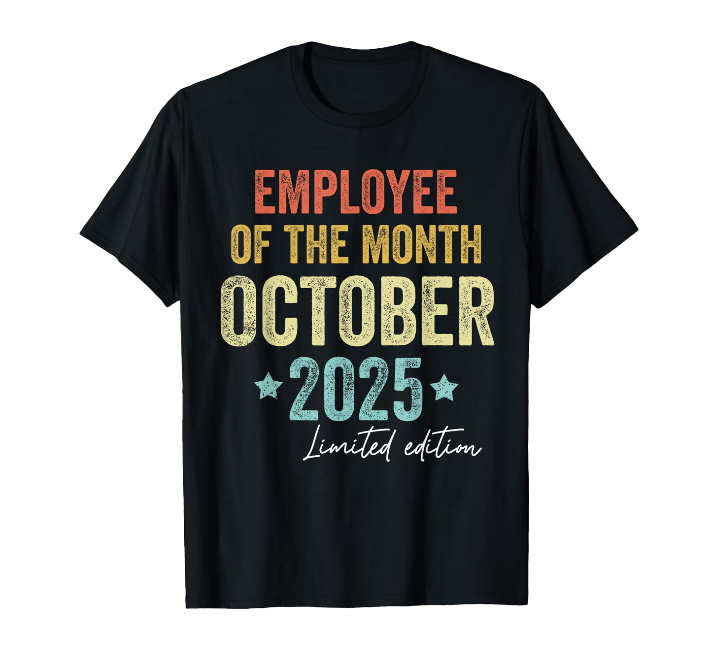 Employee of the Month October 2025 Vintage T-Shirt
