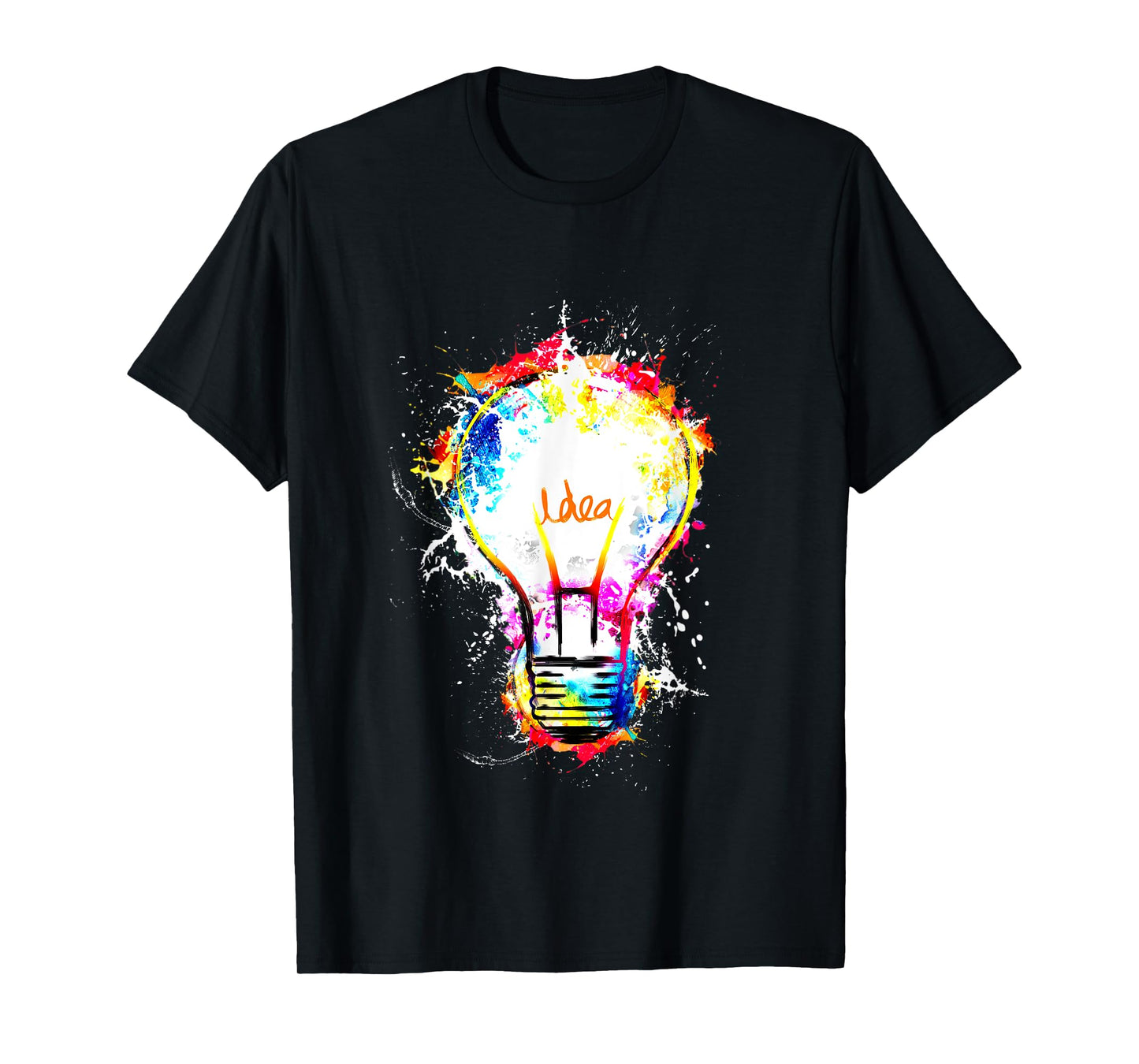 Idea Explosion Creative Genius T-Shirt Light Bulb Men Women T-Shirt