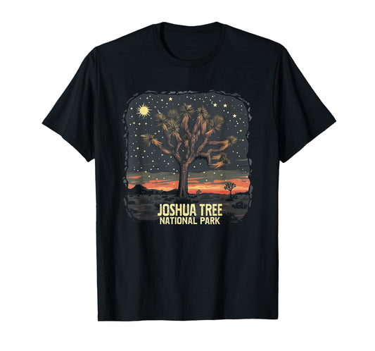 Joshua Tree - US National Park Vintage Men Women Kids Retro T-Shirt