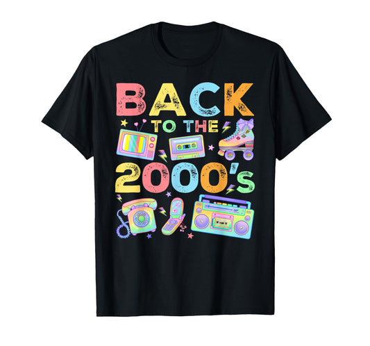 Back To 2000's 2000s Vintage Style 2000s Retro Party T-Shirt