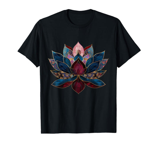 Lotus Flower Vintage Japanese Zen Buddhism Yoga T-Shirt