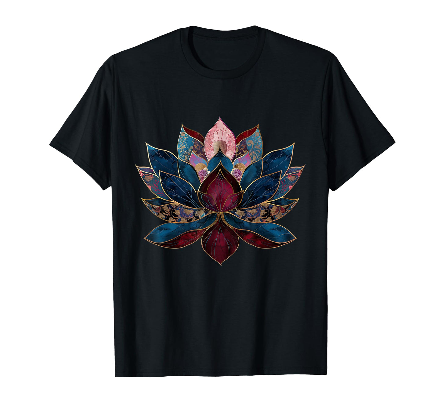 Lotus Flower Vintage Japanese Zen Buddhist Buddhism Yoga T-Shirt