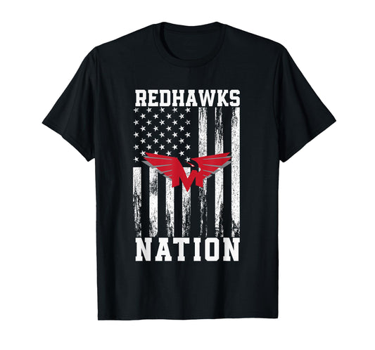 Monroe Redhawks Logo Nation HS T-Shirt