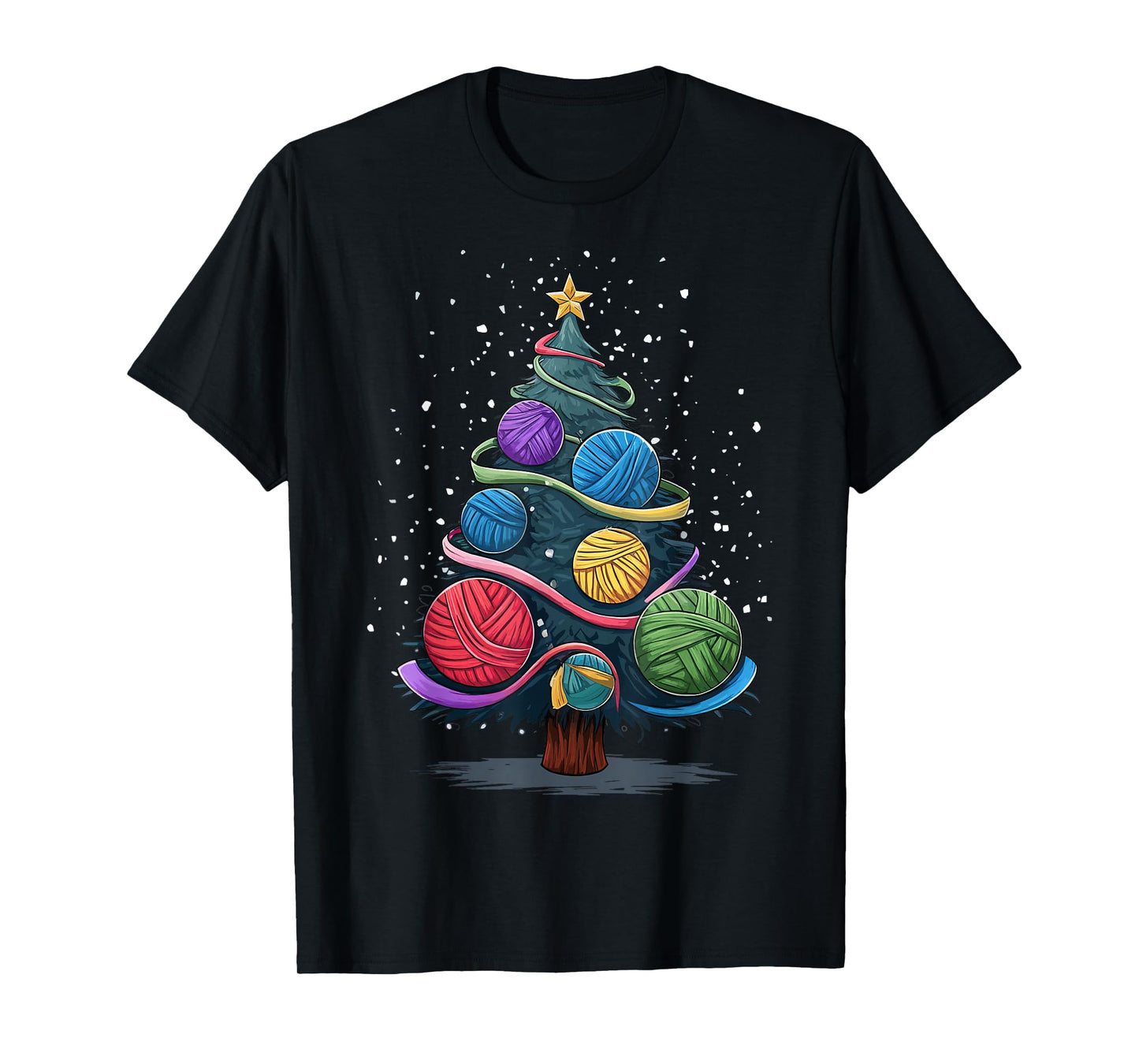 Yarn Christmas Tree T-Shirt