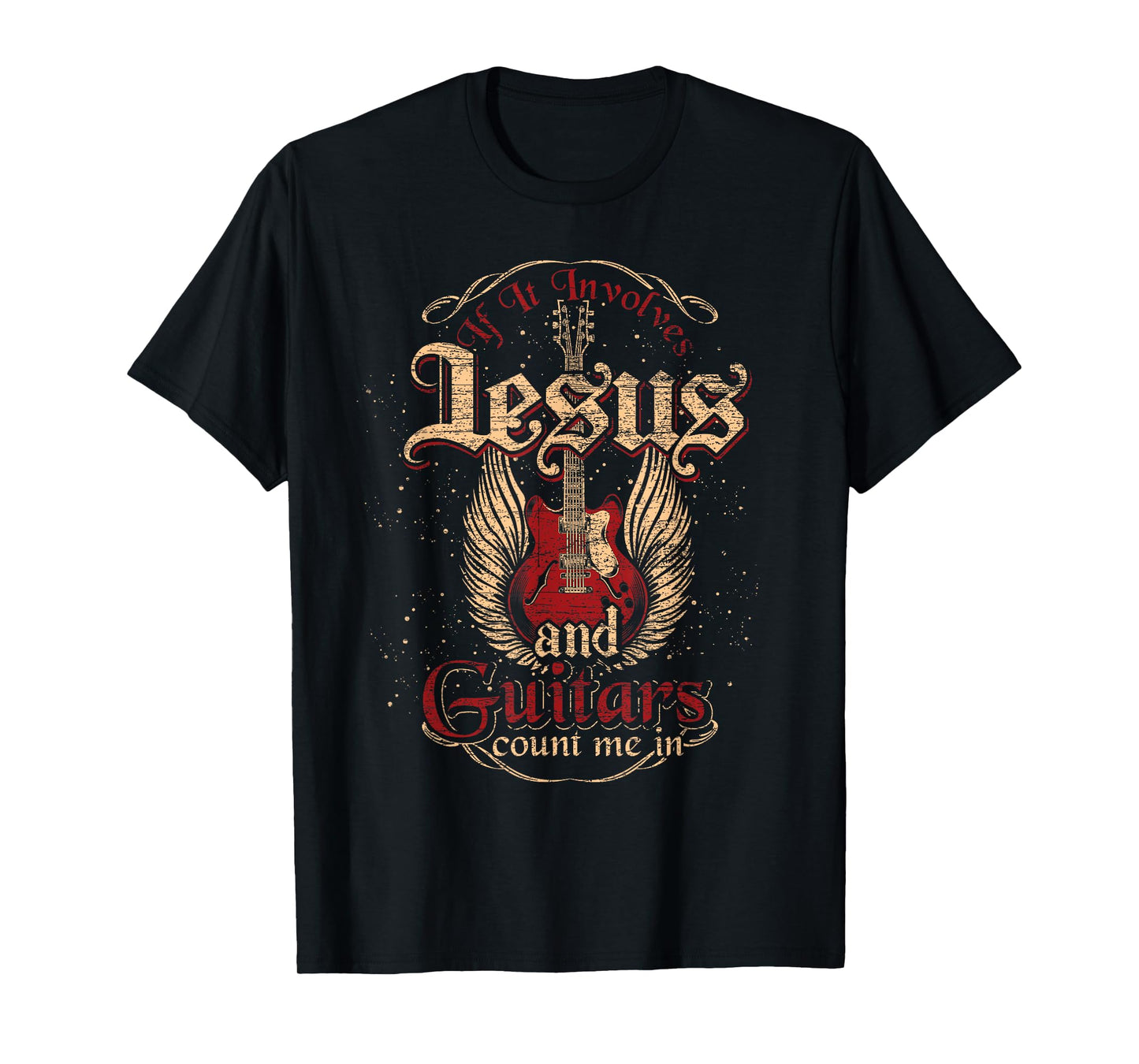 Guitarist Guitar Musician Christian Music Jesus T-Shirt