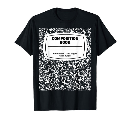 Composition Notebook Halloween Costume Teacher Student T-Shirt