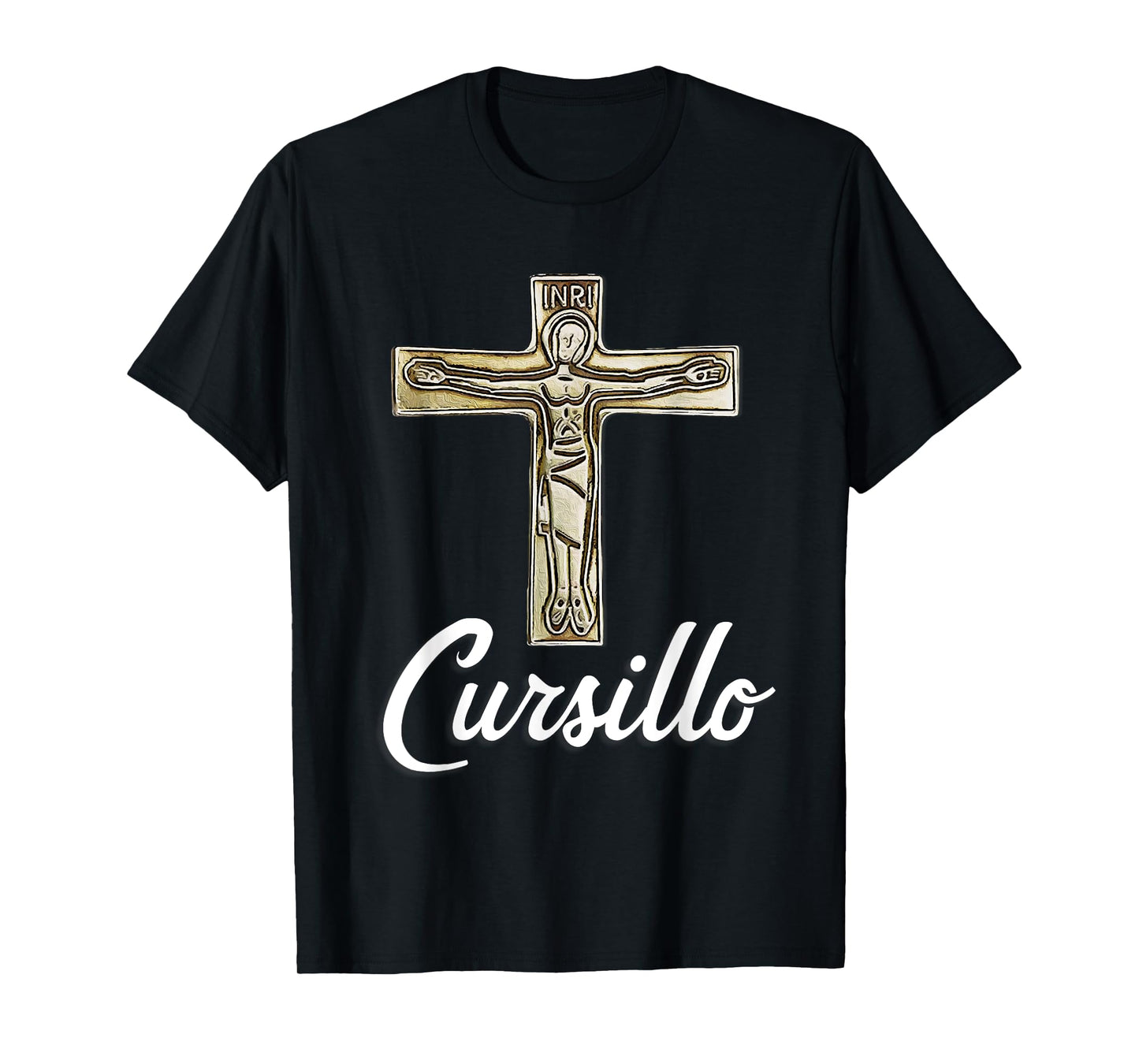 DeColores Cursillo Rainbow Rooster Catholic T-Shirt
