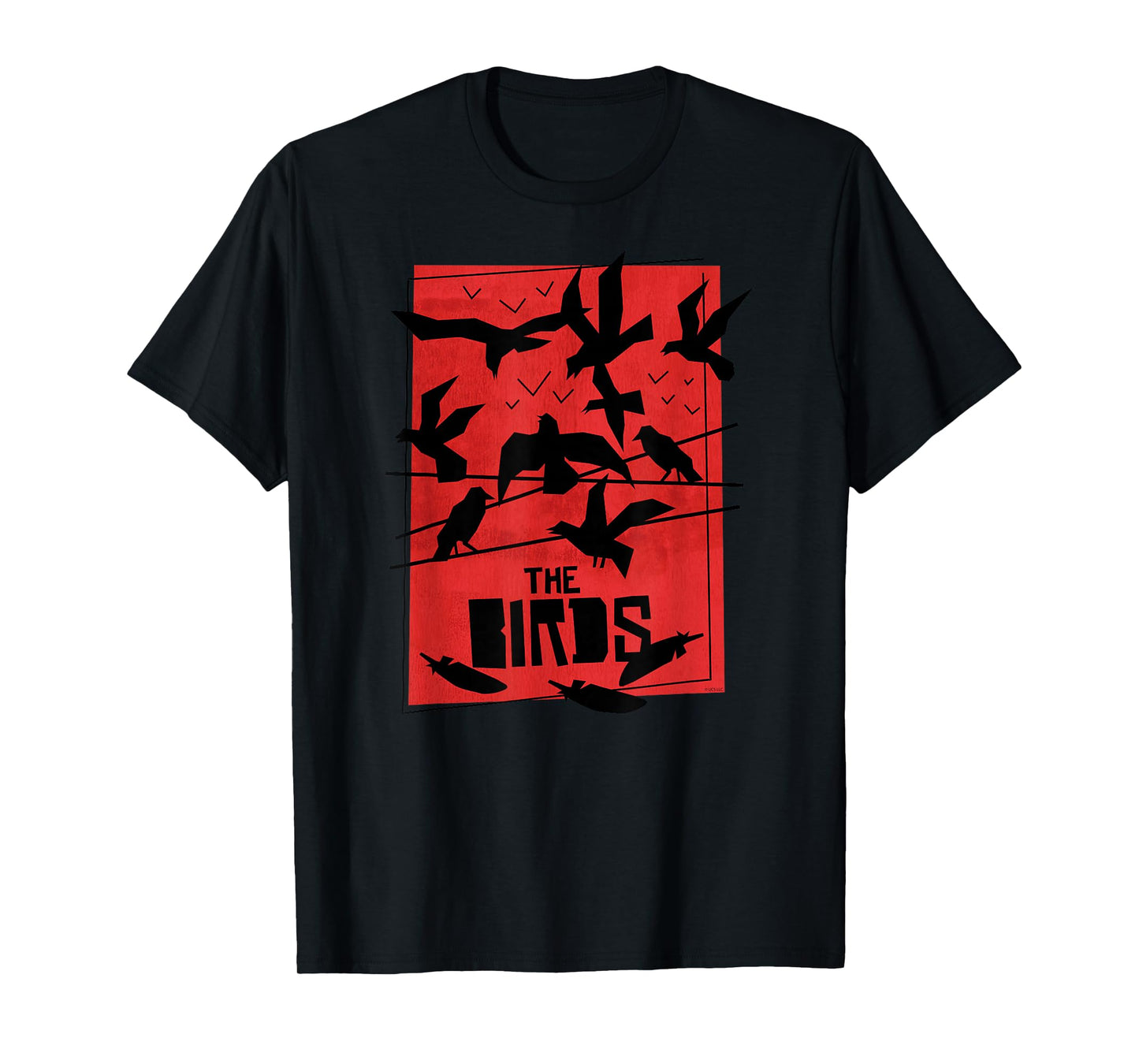 The Birds Alfred Hitchcock Abstract T-Shirt