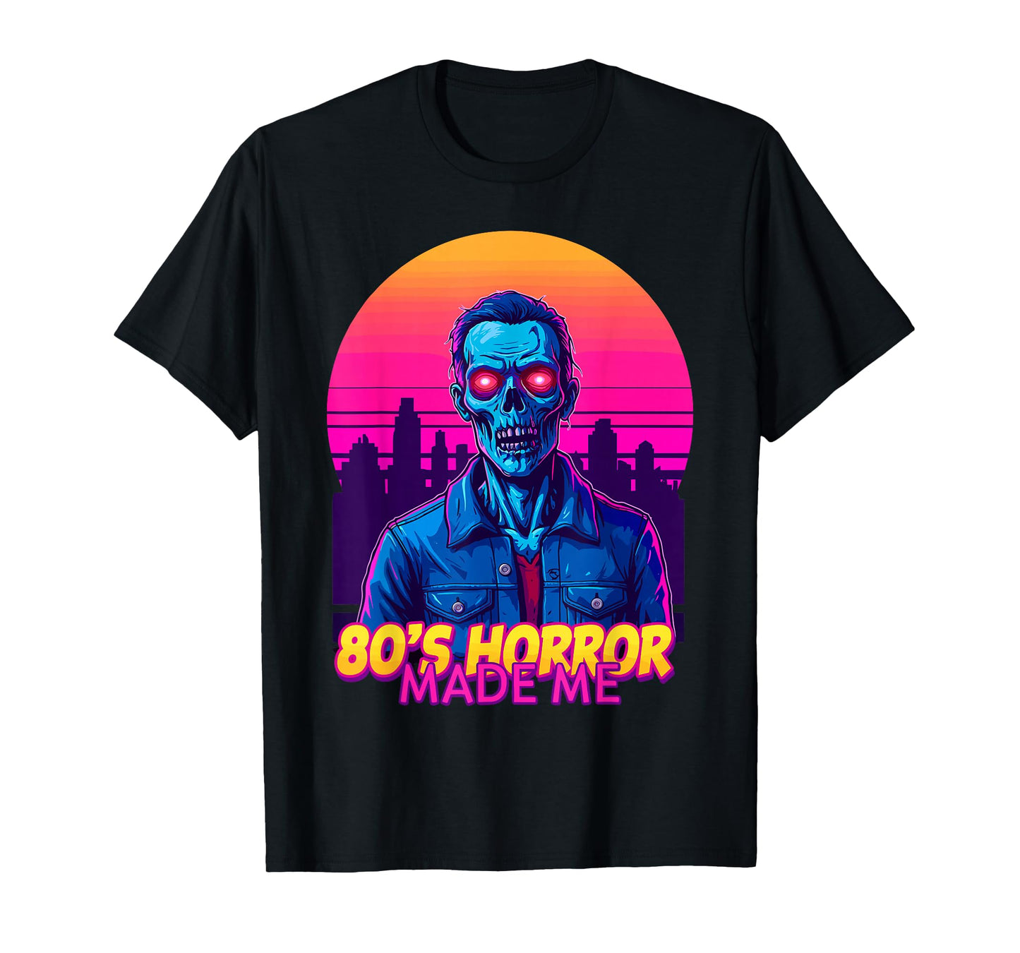 80s Horror Undead Retro Movie Enthusiast Halloween T-Shirt