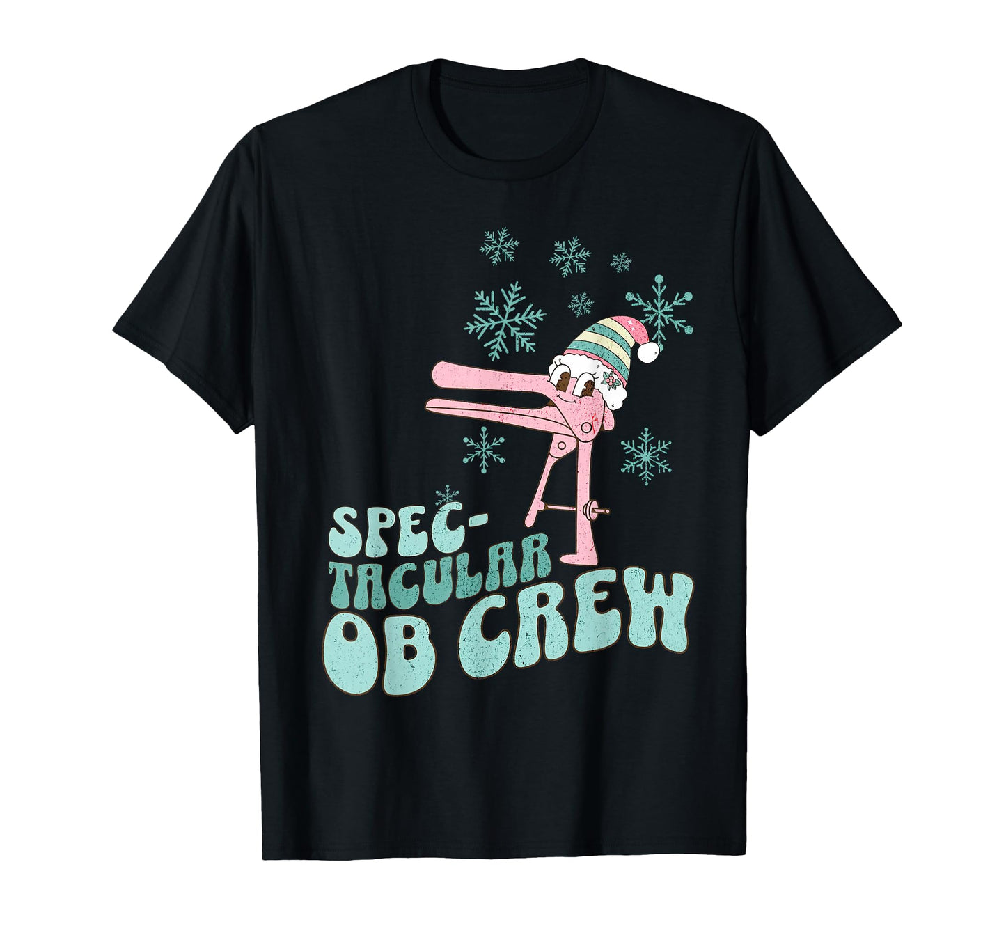 Spectacular OB Crew Speculum Hat Santa Christmas OBGYN Nurse T-Shirt