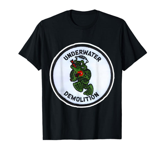 WWII UDT Frogman Underwater Demolitions Team Patch T-Shirt