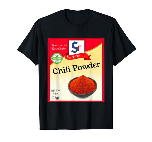 Chili Powder Condiment Costume Holiday Spice Costumes T-Shirt