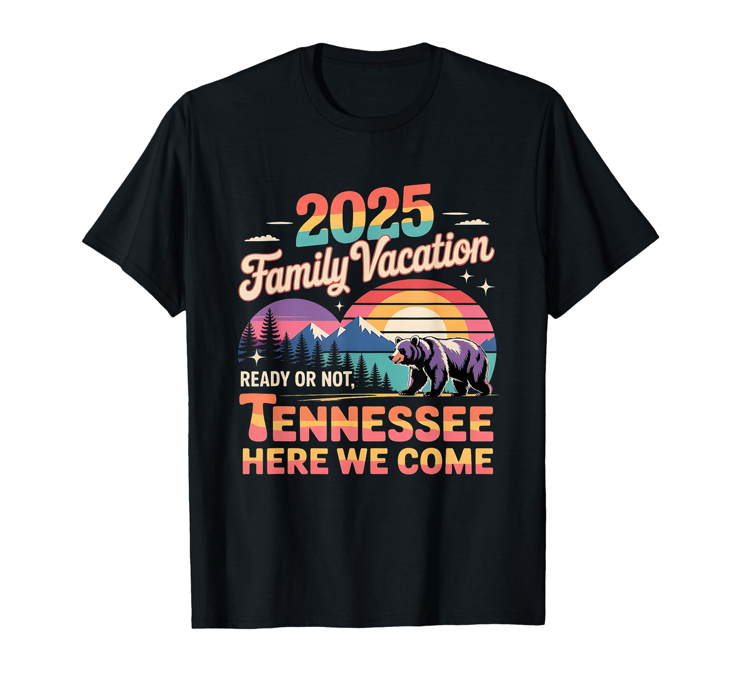 Great Smoky Mountains National Park Family Vacation 2025 T-Shirt