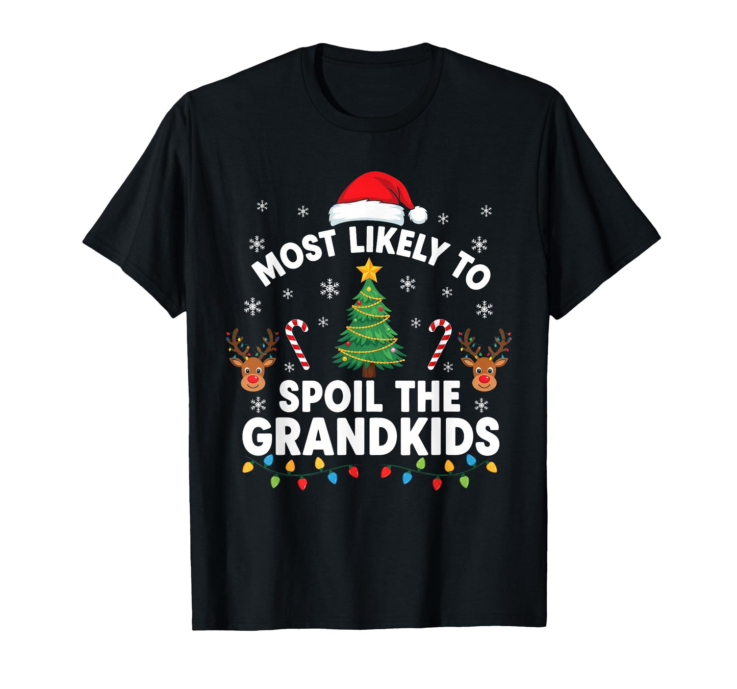 Most Likely to Spoil The Grandkids Christmas Party Women T-Shirt