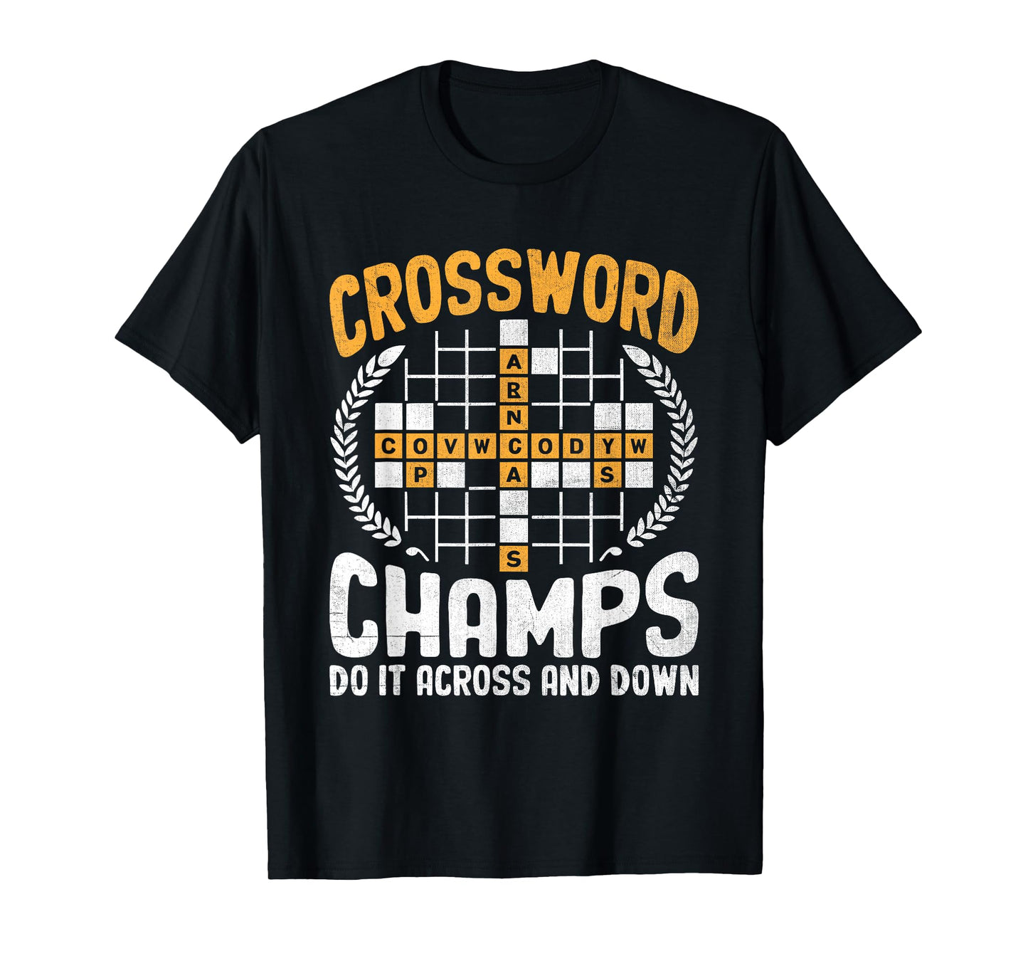 Funny Vintage Crossword Puzzle Solvers Word Nerd Lover T-Shirt
