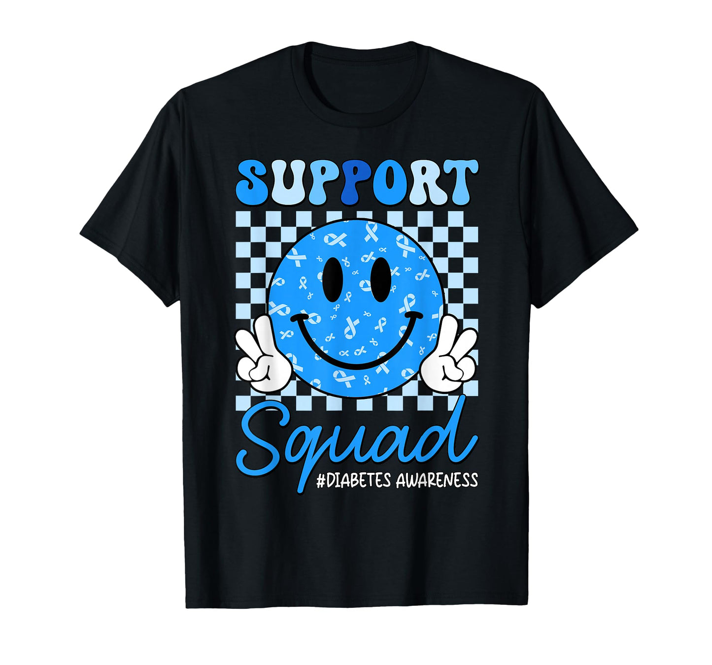 In November We Wear Blue Diabetes Awareness Support Squad T-Shirt