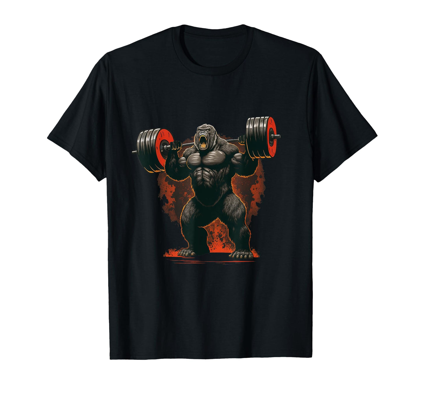 Gorilla Gym Beast Workout Weights Lifting Power - Gift T-Shirt