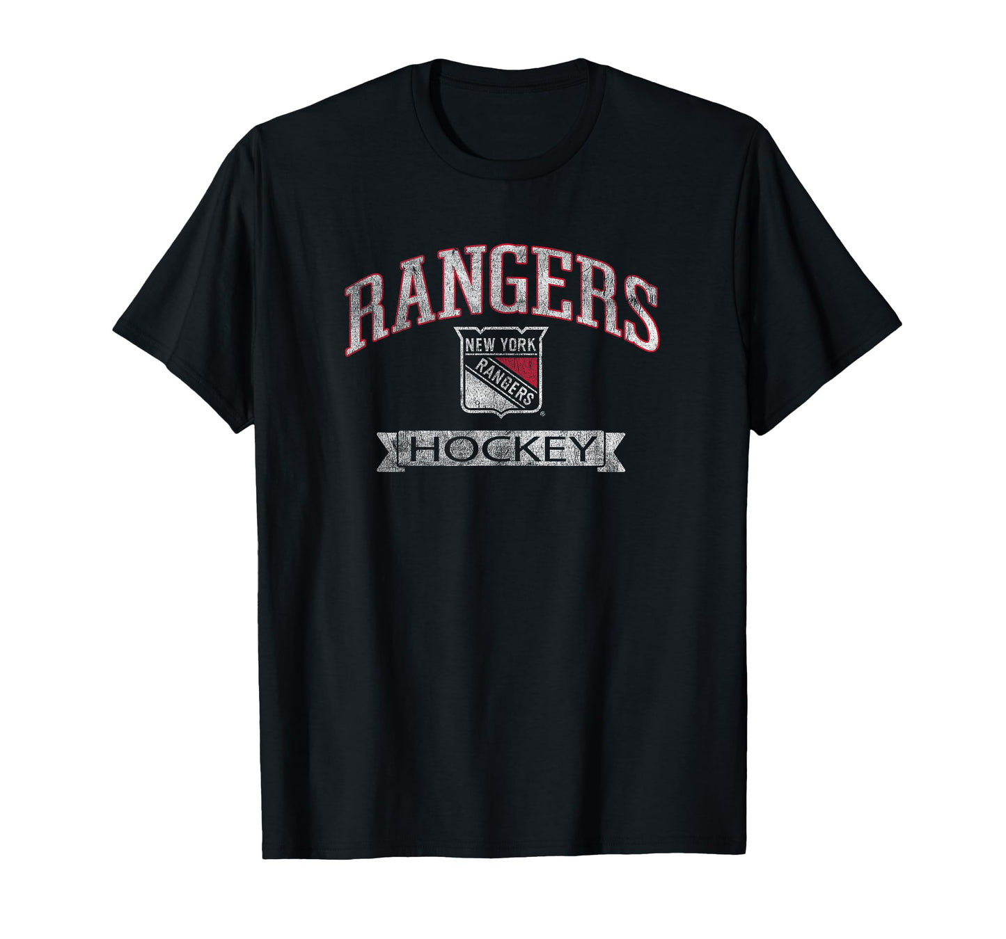 New York Rangers Vintage Hockey Royal Officially Licensed T-Shirt