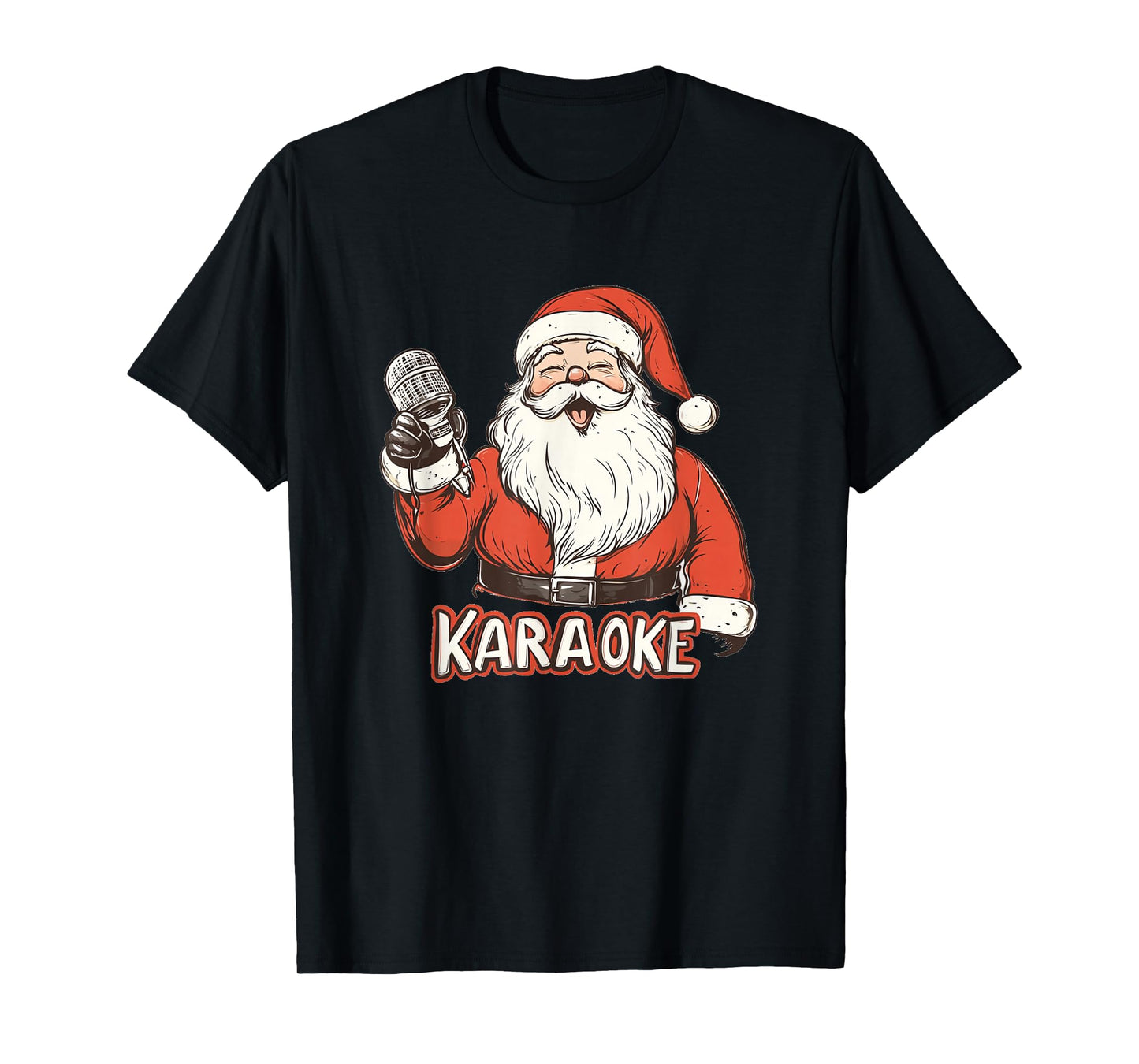 Singing Santa Brings The Christmas Cheer to Your Home T-Shirt