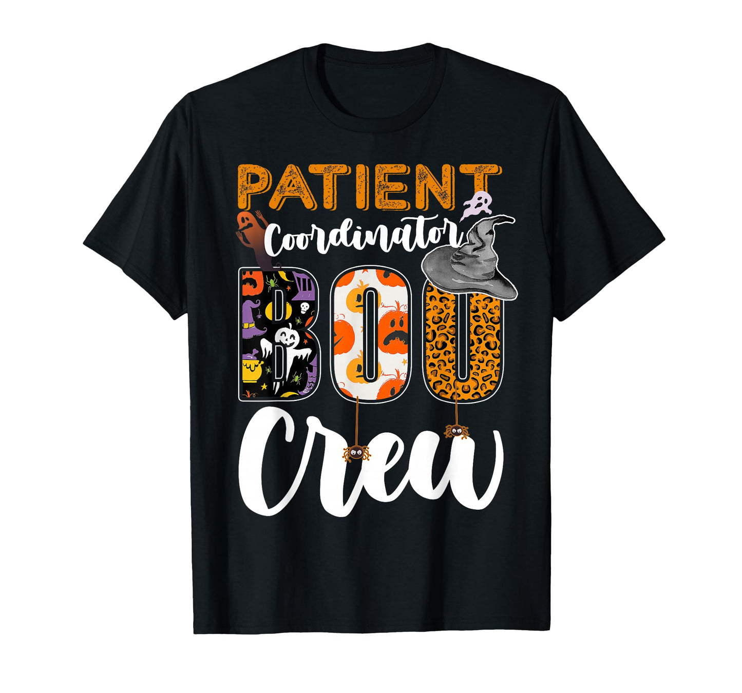 Patient Coordinator Boo Crew Halloween Match Navigator T-Shirt