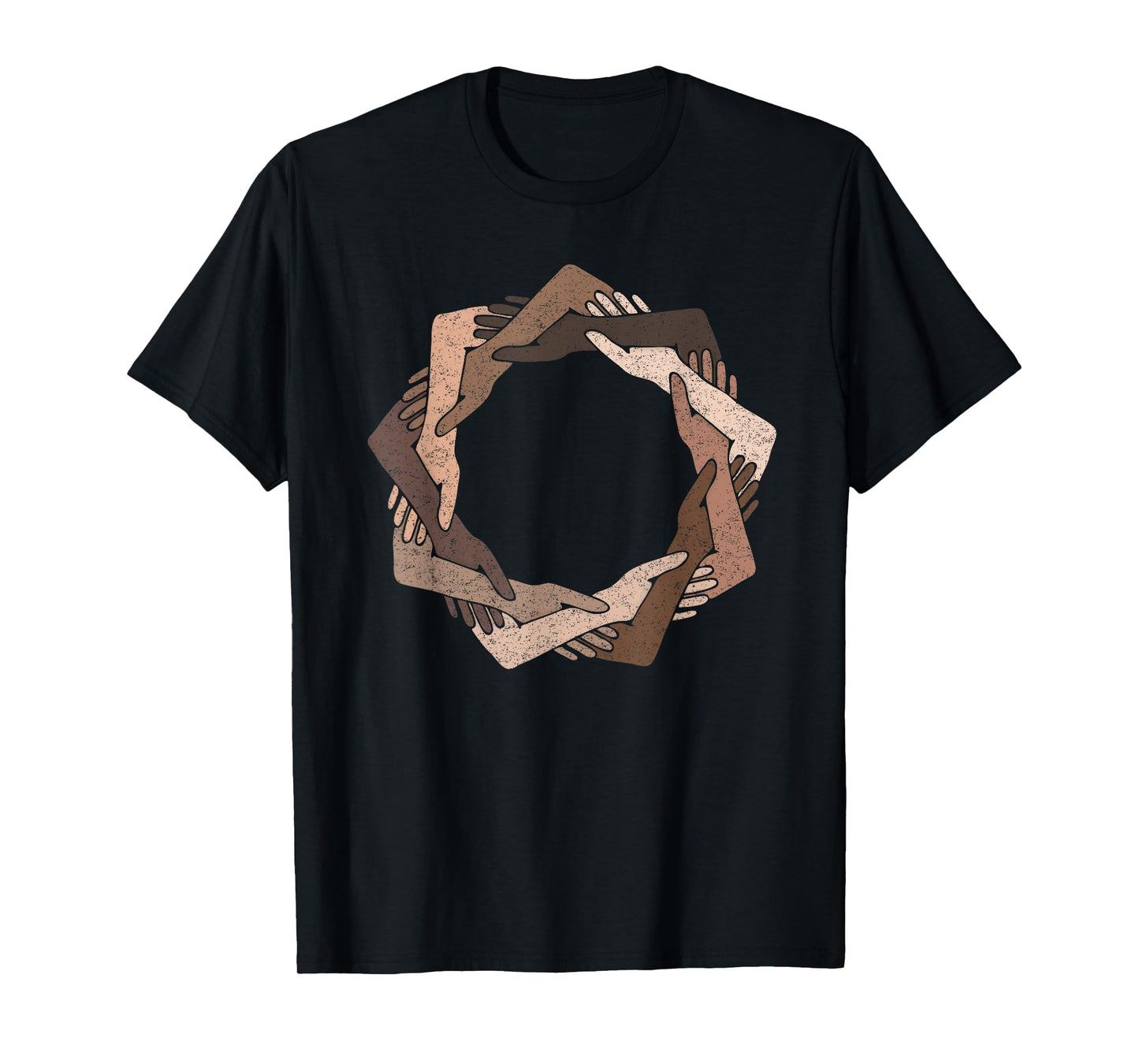 We Are One Human Family Nine Pointed Star - Baha'i Clothing T-Shirt
