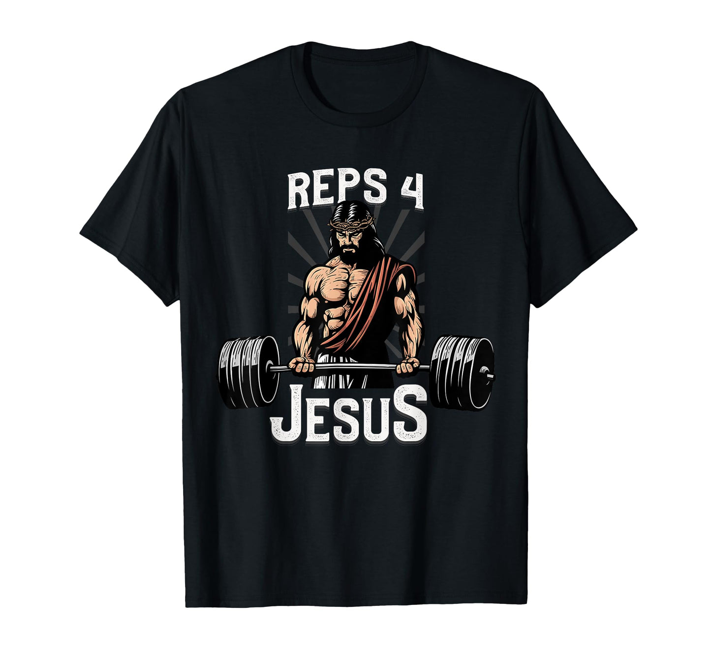 Reps 4 Jesus - Epic Christian Gym T-Shirt