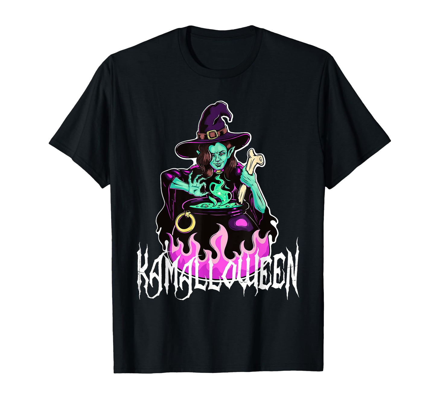 Kamalloween Funny Witch Kamala Harris Halloween Costume T-Shirt