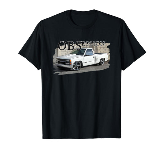 Lowered 90s Single Cab 1500 OBS Truck T-Shirt